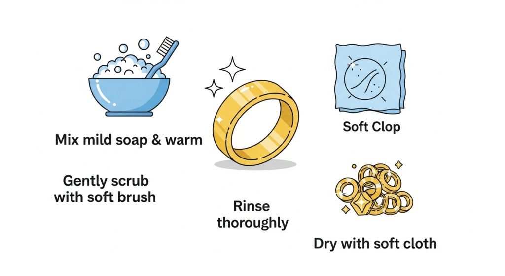 How to Clean Gold Jewelry: A Complete Guide 1 How to Clean Gold Jewelry 2