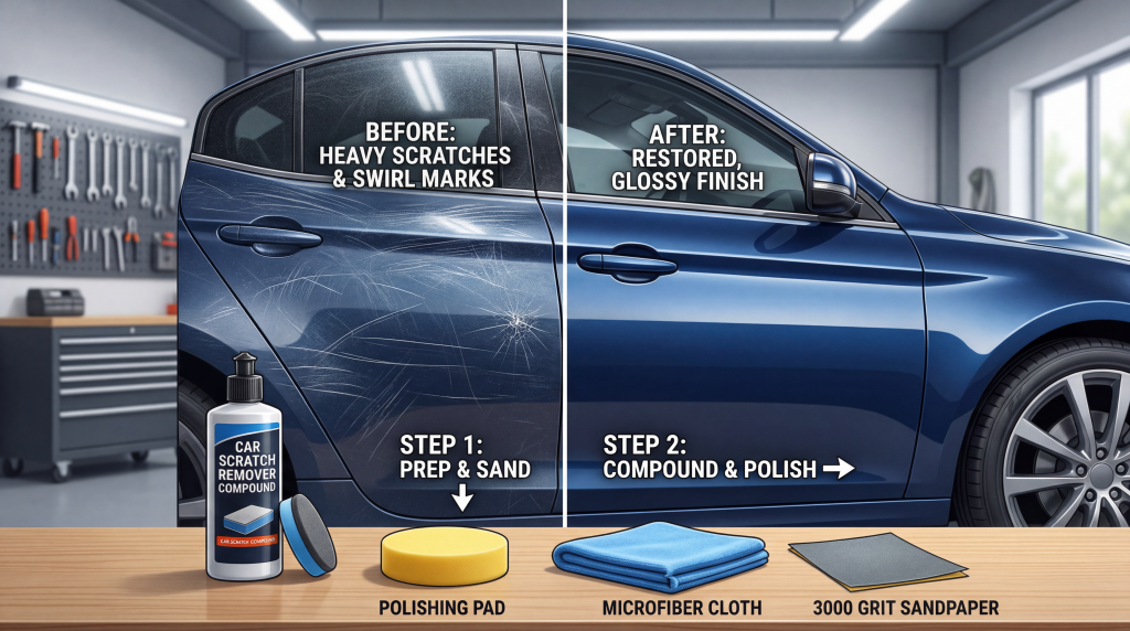 How to Get Rid of Scratches on Car: DIY Fixes, Repair Methods, and Prevention Tips 1 How to Get Rid of Scratches on Car