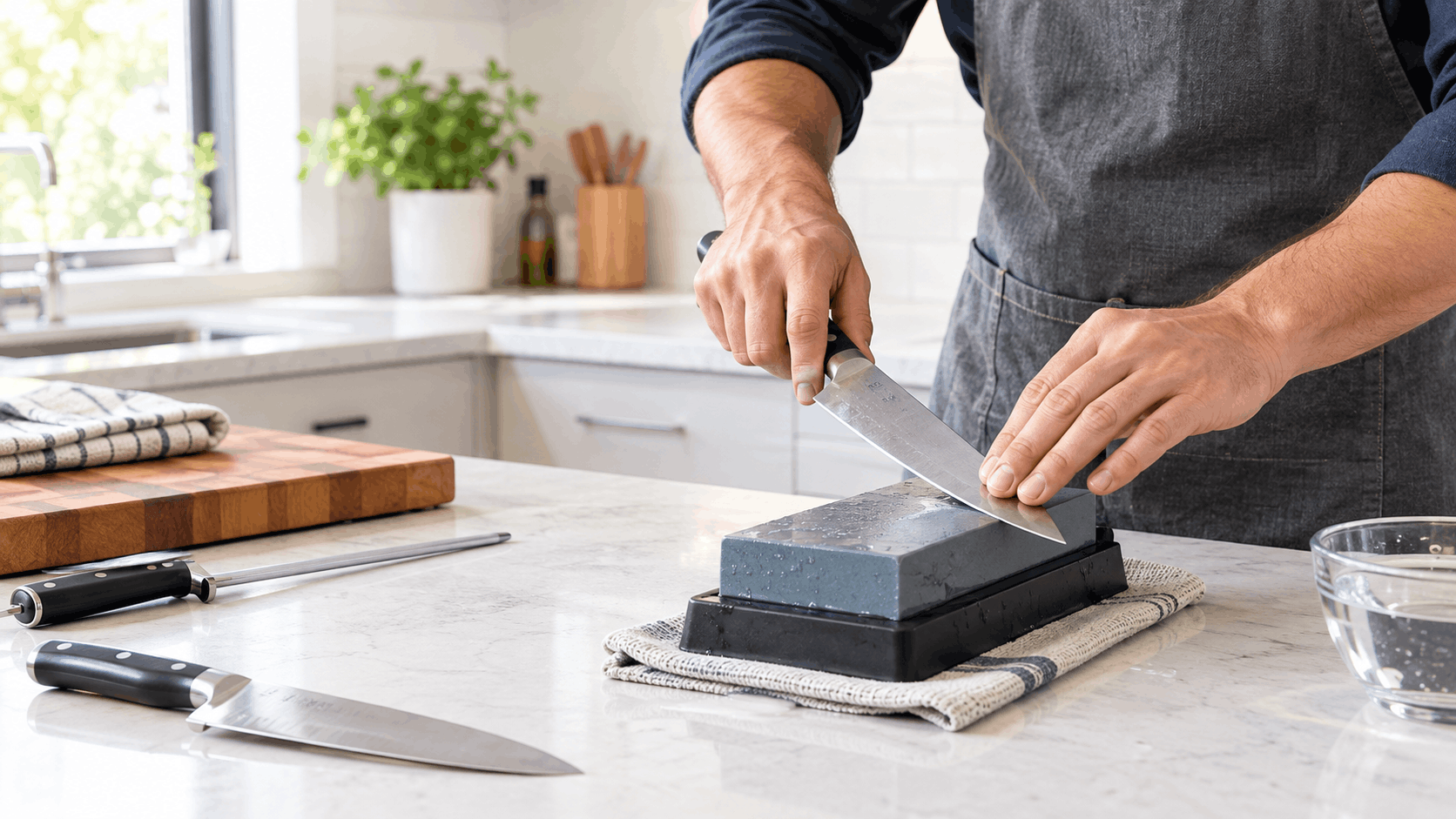 How to Sharpen Kitchen Knives at Home: A Beginner’s Step-by-Step Guide 1 How to Sharpen Kitchen Knives at Home: A Beginner’s Step-by-Step Guide